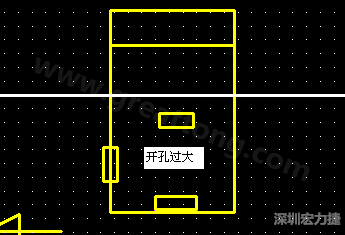 PCB設計時后焊元件焊盤開孔過大容易使焊錫流進插座造成短路。