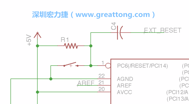 很多PCB設計者的設計不符合人體工學，他們使用很小的按鈕、不方便的元件配置和難以解讀的標簽，千萬不要變成這樣！這次我們的設計有一個大小合適的重置按鈕（reset button）和可以清楚辨認是否已經接上電源的LED指示燈。