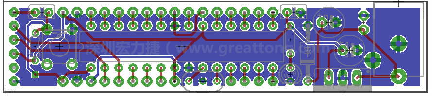 以上就是布線的所有步驟了。接下來就只剩下絲?。╯ilk-screen）、建立Gerber檔跟drill檔和送去印刷電路板廠制作的步驟。