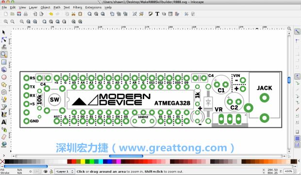 既然你有一個以電路板為背景的清晰影像了，使用向量工具將要絲印的圖像畫在上面吧，下面有一個例子。